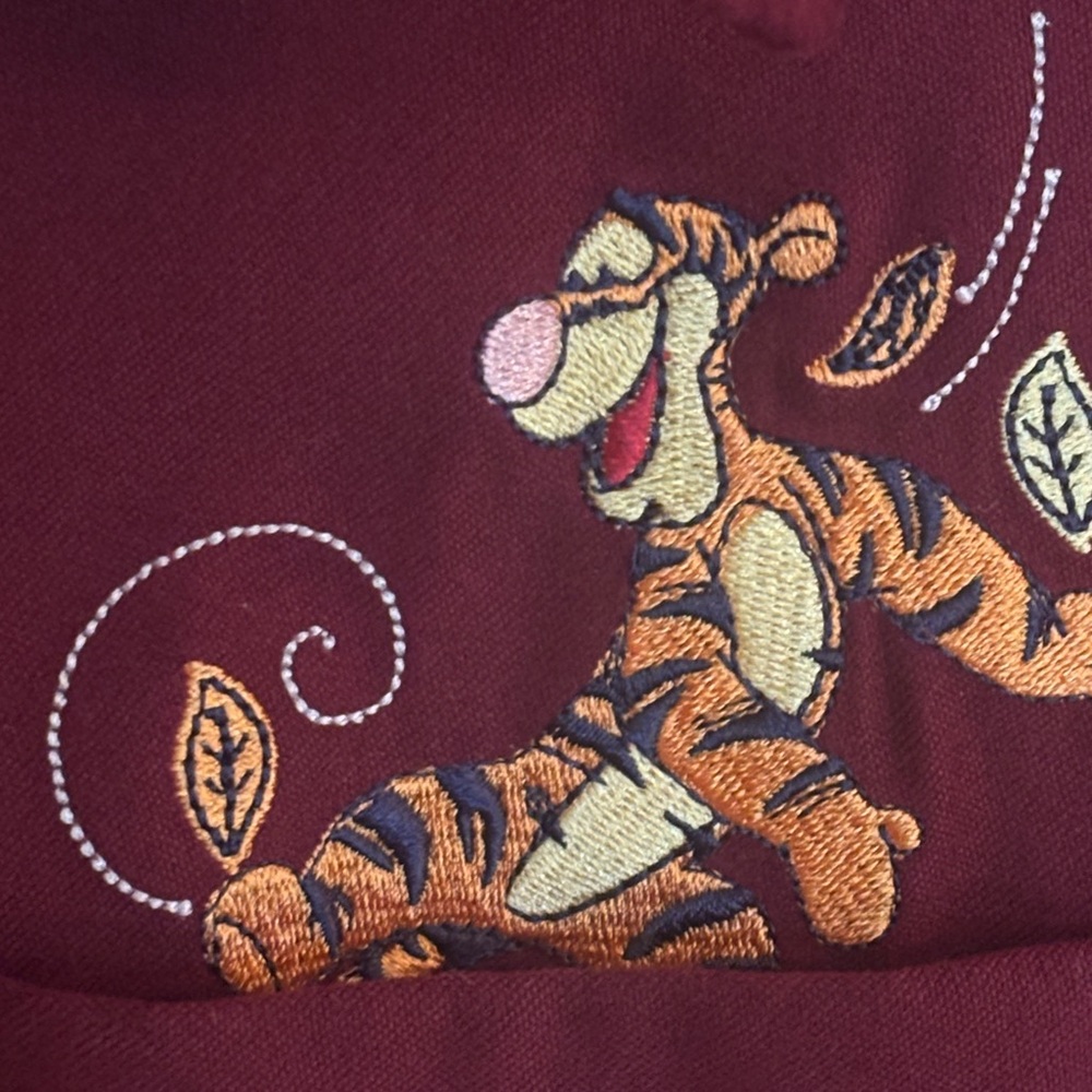 Tigger Show Off Winnie The Pooh Disney Women's Button Up Long Sleeve Shirt - L - Picture 8 of 8
